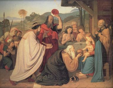 The Adoration of the Magi (nn03), Friedrich Johann Overbeck